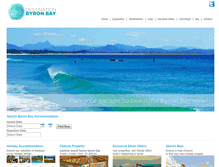 Tablet Screenshot of destinationbyronbay.com.au